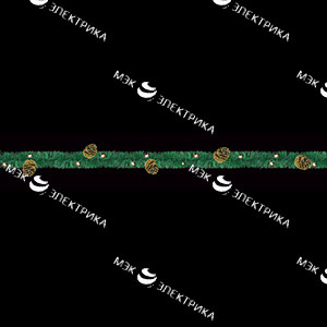 Гирлянда светодиодная мишура "Ветка елки", CL560