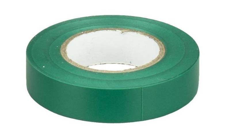 Изолента ПВХ 15х20 мм зеленая
