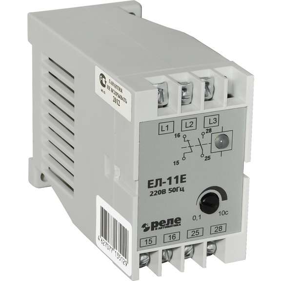 Реле контроля фаз ЕЛ-11Е 380В