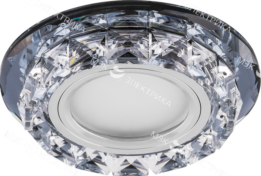 Светильник встраиваемый с белой LED подсветкой CD878 потолочный MR16 G5.3 прозрачный, Feron