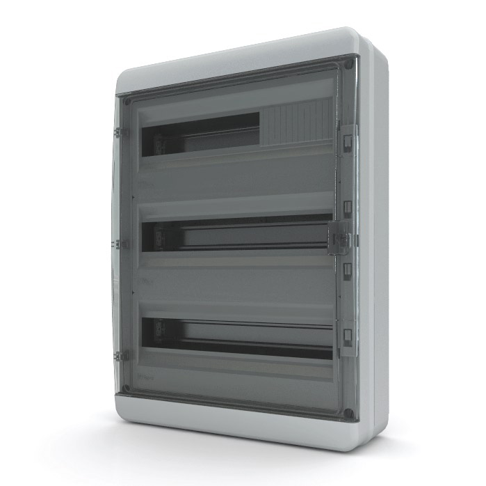 Бокс навесной IP-65 54 модулей прозр/черный BNK 65-54-1 Бокс навесной IP-65 54 модулей прозр/черный BNK 65-54-1