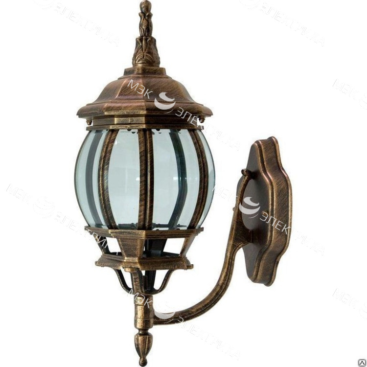 Светильник садово-парковый 100W 230V E27 черное золото, 8101 "Классика" Feron