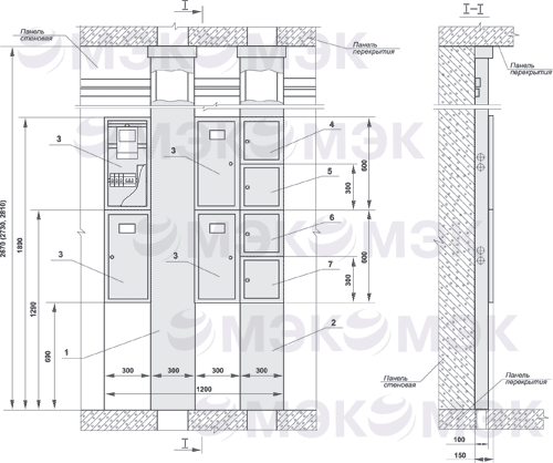 Короб электротехнический кэт 2700х300х150