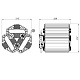 L-lego II 165/135/Д/4,0K/L100/01/IKIX-33/220AC IP66