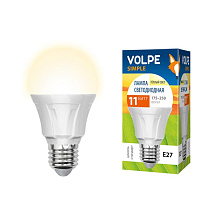 Лампа светодиодная E27-11W-теплый белый A60 Серия Simple Volpe (шар)