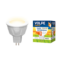 Лампа светодиодная GU5.3-220V-5W-3000K JCDR теплый белый Серия Simple Volpe