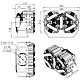 Светильник L-lego II 250 banner/202/Д/4.0K/01/L100/IKIX-66/220AC IP66 поворотное крепление LEDEL LII186