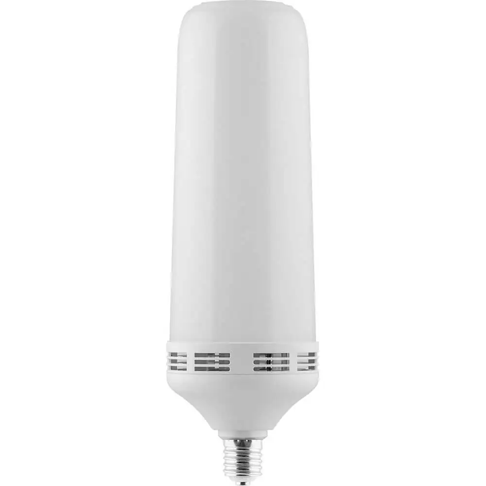 LED-L60-6W/FLAME/E27/FR PLD01WH Лампа светодиодная. Тип свечения "эффект пламени" (цилиндр) матовая