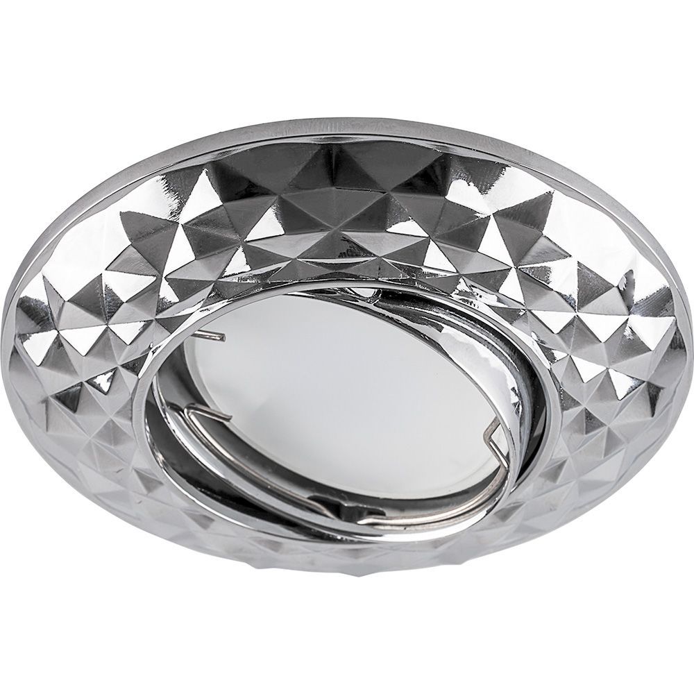 Светильник встраиваемый Feron DL6242 потолочный MR16 G5.3, хром Светильник встраиваемый Feron DL6242 потолочный MR16 G5.3, хром